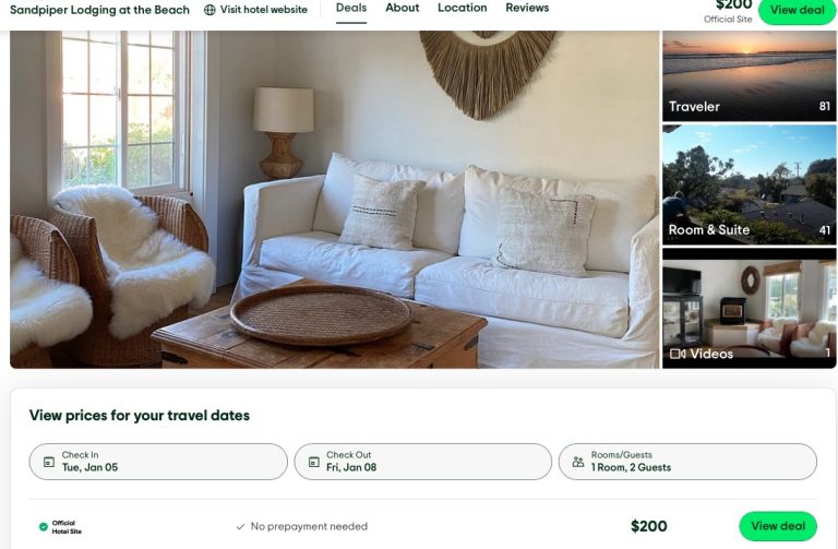 Trip Advisor Instant Booking Example