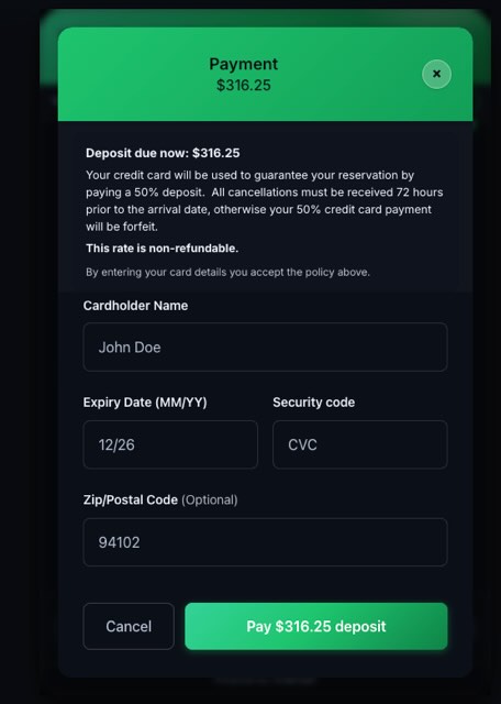 AI Agent Payment and Deposit Policy