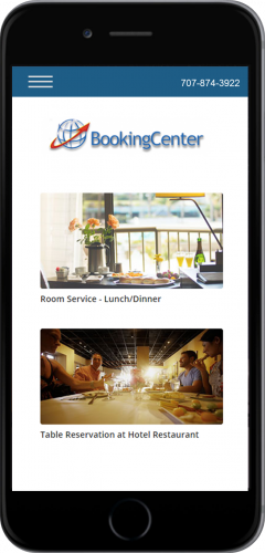 MyGuest Mobile Concierge Tool Dining Requests Mobile